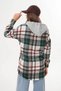 Women's Green and White Hooded Araboy Tunic - 6