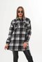 Women's Black and White Striped Araboy Sports Shirt - 5