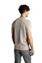 Men's Stone Standard Fit Slim Fit Crew Neck Plain Short Sleeve Knitwear T-Shirt - 5