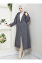 Women's Epaulet Long Length Cashmere Coat - 2
