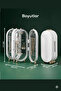 Plastic Foldable Mirrored Standing Jewelry Stand - Jewelry Organizer White - 6
