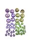 Christmas Purple and Green Tree Ornament Mixed Pack of 28 - 2
