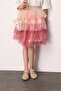 Powder Layered Tulle Girls' Skirt - Almira - 2