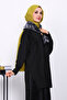 Black Crew Neck Cold Thread Knitwear Tunic - 3