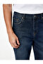 Regular Waist Cotton Loose Baggy Jean Pants - 5