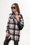 Women's Black White Red Stripe Detailed Araboy Sports Shirt - 5