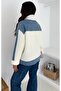 Denim Detailed Lined Plush Jacket - 7