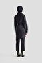 Woven Sequin Paneled Double Suit with Trousers Navy Blue 25Kt664 - 5