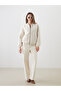 Esvab • Modern & Distinctive College Roba Collar Women's Plush Coat - 3