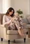 Soft Textured Quality Cotton Women's Pajama Set Pink - 3