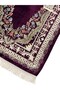 Lined Chenille Prayer Rug – Thick Texture, Premium Quality, Dowry Gift, Gift Design - 3