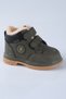 Wool and Fur Inside Girls Boys Unisex Baby Kids Rain Snow Winter Velcro Boots Shoes - 6