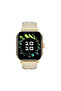 Active Smartwatch for Men & Women, Fitness & Heart Rate Tracker, IP67 Waterproof – Beige