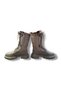 Lace-Up Zippered Waterproof Warm Lining Non-Slip Sole Beige Women's Boots - 8