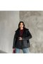 Women's Plush Lined Faux Leather Jacket