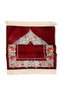Floral Patterned Chenille Prayer Rug – Luxurious Design for Gifts, Dowry, and Dowry Gifts - 3
