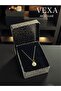 Non-Tarnish 316L Steel Daisy Necklace Minimal - Gift Boxed + Lucky Bracelet Gift - 3