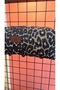 Leopard Pattern Zippered Gabardine Fabric Hair Straightener, Makeup Bag, Travel Organizer Bag - 3