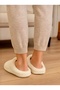 Women's House Slippers Plush Atom Model Silent Sole Plush Fluffy House Slippers Dowry Slippers - 4