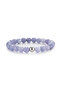 Relaxation, Peace, Energy Bracelet Real Purple Quartz Stone Bracelet Mkt.2.10001.1