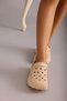 Unisex Sandals Slippers Cappuccino Orthopedic Non-Slip High Sole Daily Hospital Sea Pool Slippers - 5