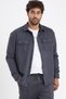 New Season Men's Scuba Gray Suede Shirt Mz19808