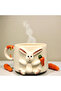 3D Embossed Charm Gift Confused Rabbit Handmade Ceramic Mug Cup