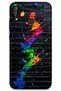 Huawei P20 Lite Case Hd Pattern Printed Back Cover - Brush Stroke