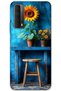 Huawei P Smart 2021 Case Hd Pattern Printed Back Cover - Art Stool Flower