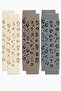 3 Basic Patterned Leggings with Cotton Content