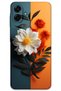 Samsung Galaxy A07 Case Hd Pattern Printed Back Cover - White Orange Flower