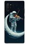 Samsung Galaxy Note 10 Plus Case Hd Pattern Printed Back Cover - Astronaut Violin