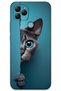 General Mobile Gm 22 Case Hd Pattern Printed Back Cover - Blue-Eyed Cat