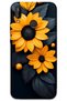 Huawei P20 Lite Case Hd Pattern Printed Back Cover - Black Floral