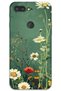 General Mobile Gm 9 Pro Case Hd Pattern Printed Back Cover - Green Daisy