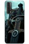 Huawei P Smart 2021 Case Hd Pattern Printed Back Cover - Moon Star Sword Compatible