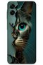 Samsung Galaxy A07 Case Hd Pattern Printed Back Cover - Blue Cat