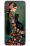 Samsung Galaxy A7 2018 Case Hd Pattern Printed Back Cover - Black Cat