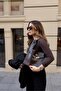 Shopper Bag Shoulder Bag with Belt Accessory Bitter Brown - 7