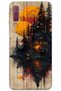 Samsung Galaxy A7 2018 Case Hd Pattern Printed Back Cover - Wooden Houses