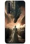 غطاء خلفي متوافق مع هاتف Huawei P Smart 2021 بنمط HD مطبوع - Dragons