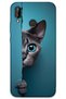 Huawei P20 Lite Case Hd Pattern Printed Back Cover - Blue-Eyed Cat