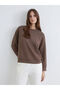 Crew Neck Oversize Women's Sweatshirt