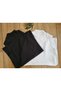 Half Turtleneck Ribbed Knit Fabric Black and White Ribbed Zero Sleeve Model Women's Undershirt - 5