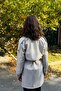 Women's Double-Breasted Collar Buttoned Belted Trench Coat Brown - 6