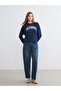 Crew Neck California Printed Women's Sweatshirt - 2