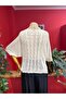 Silvery White Hair Knitwear - 5