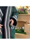 فروة زيتية مع قماش السدو العربي - 2