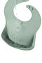 7-Piece Silicone Feeding Set - Baby Bib Vacuum Plate Cup Teether Spoon Snack Bowl Green - 4