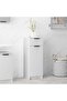 Bathroom Cabinet White 32x33.5x90 cm Engineered Wood